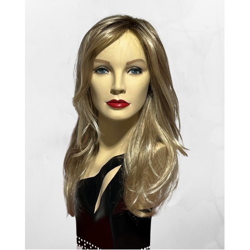 Petite Tara Long Lace Front Layered Waves Wig Light Ash Blonde