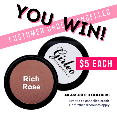 Rich Rose Matte Mineral Eyeshadow Jackpot