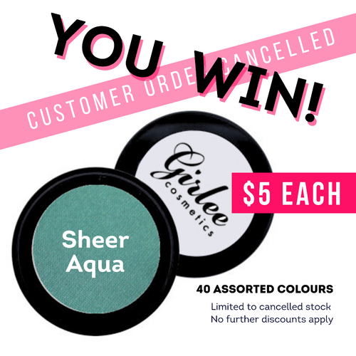 Sheer Aqua Mineral Eyeshadow Jackpot
