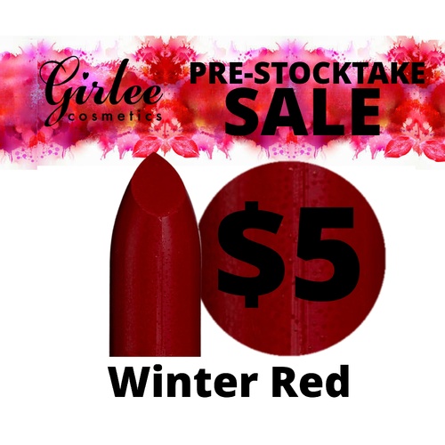 Winter Red Lipstick w/Jojoba & Vitamin E